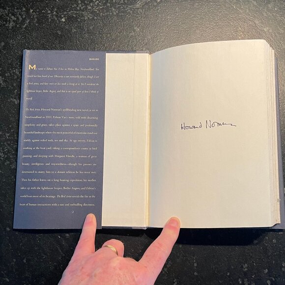 "The Bird Artist," by Howard Norman, 1994 3rd Printing Hardcover, Signed - Picture 4 of 6